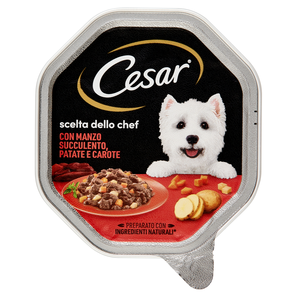 Cesar Scelta dello Chef con Manzo Succulento, Patate e Carote 150 g - -