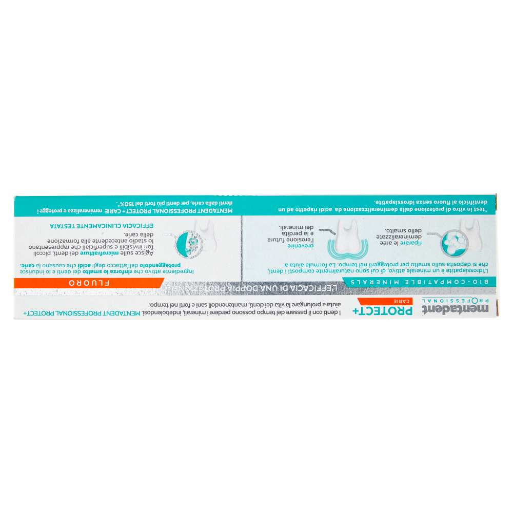 Mentadent Professional Protect+ aiuta a prolungare la vita dei denti, mantenendoli sani e forti nel tempo., , large