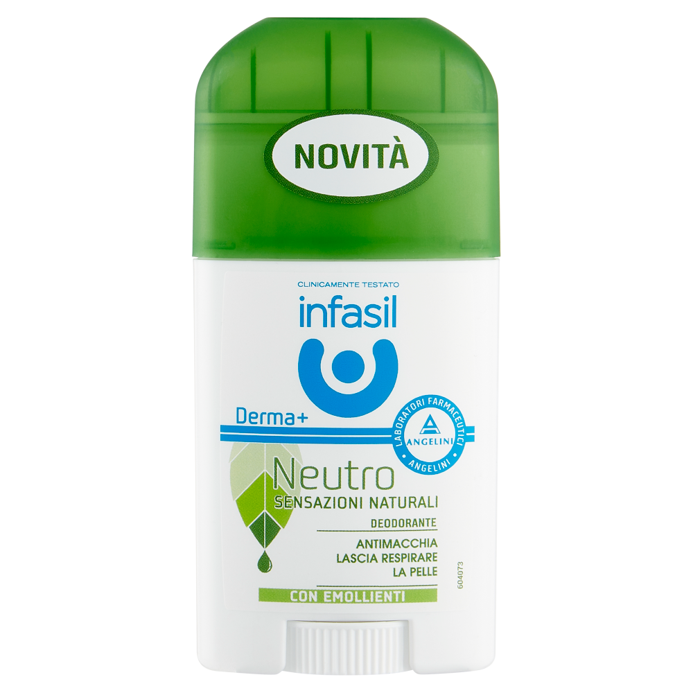 Infasil Derma+ Neutro Sensazioni Naturali Deodorante Stick 40 ml, , large
