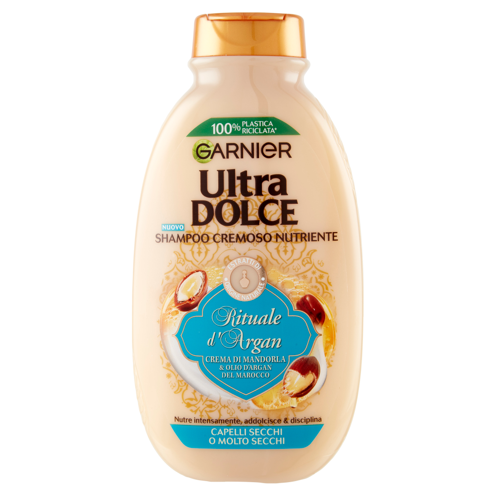 Garnier Ultra Dolce Crema di Mandorla & Olio d'Argan Shampoo 250 ml - -