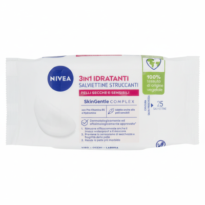 Nivea Salviettine Struccanti 25 Pezzi
