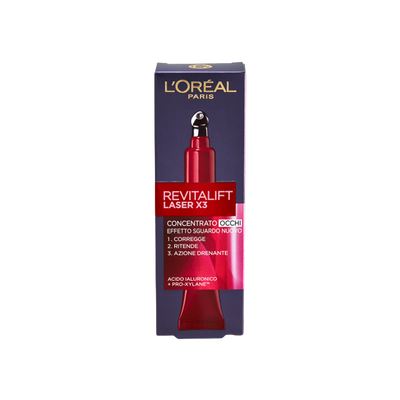 L'Oréal Paris Revitalift Laser X3 Occhi 15 ml,  L'Oréal Paris Revitalift Laser X3 Occhi 15 ml