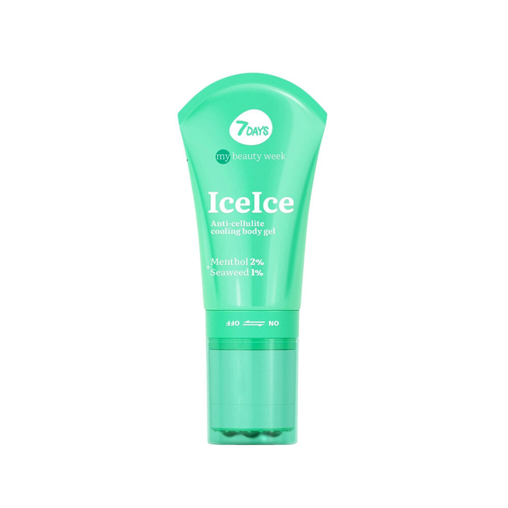 7Days Crema Anticellulite Gel Corpo Rinfrescante con Massaggiatore 130 ml, , large