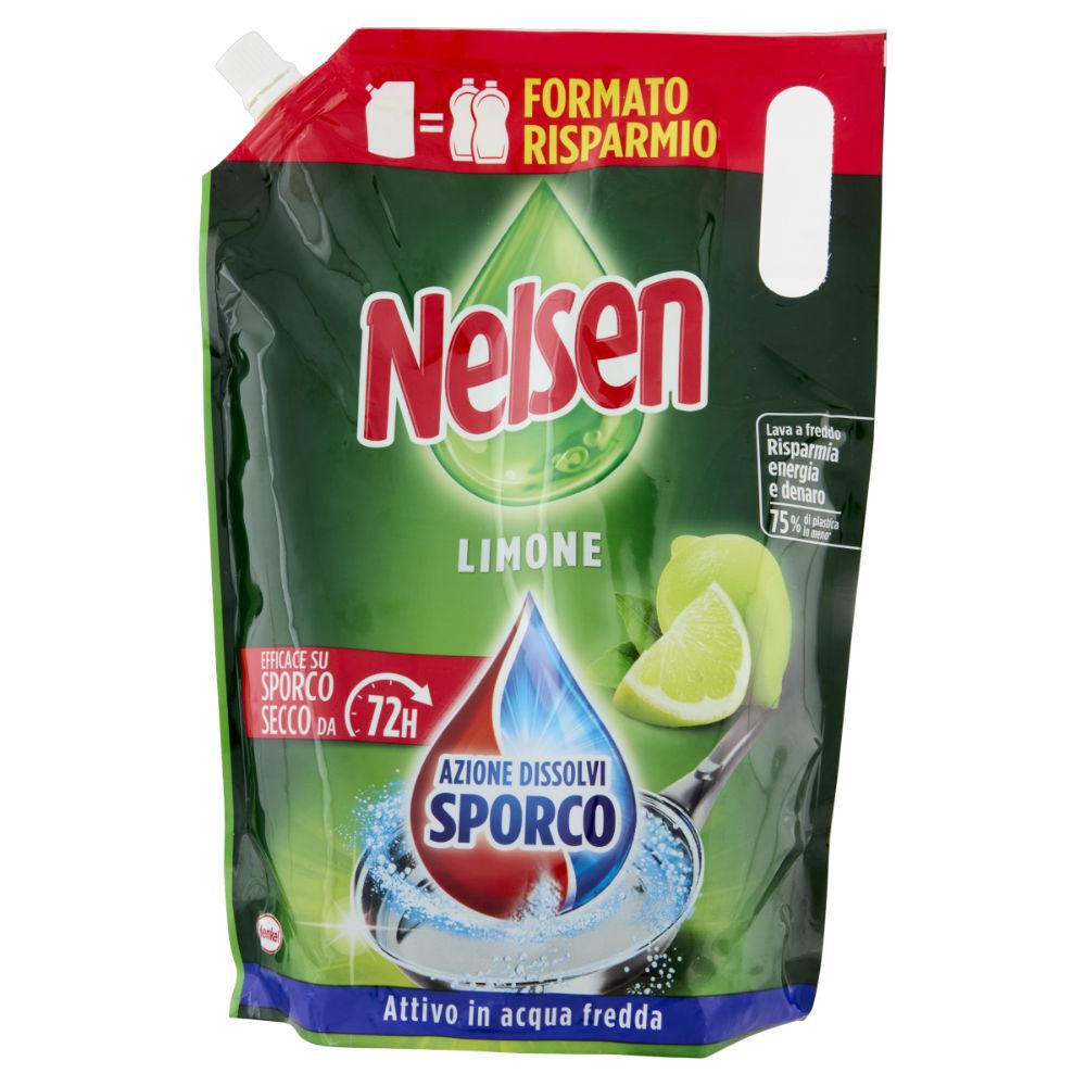 Nelsen Detersivo Piatti Limone Refill 1800 Ml - --image