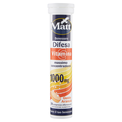 Matt Benessere Difesa 20 Compresse Effervescenti 90 g