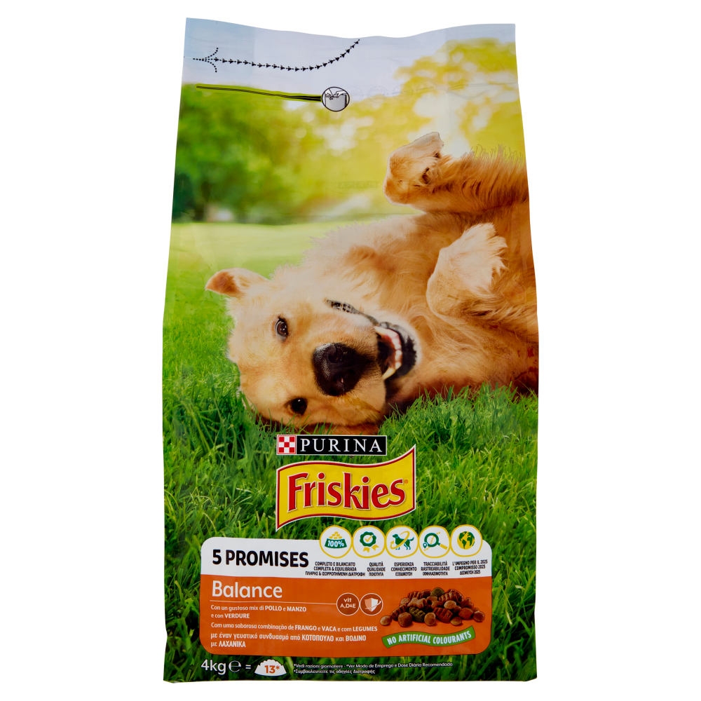 Friskies Dog Adult Vitafit Balance con Pollo e Verdure 4 kg, , large