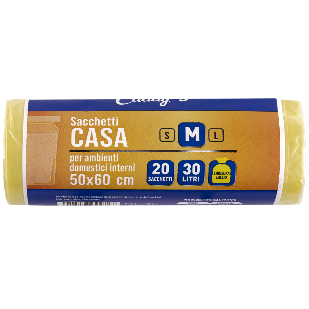 Caddy's Sacchetti M Giallo 50x60 20 Pezzi, , large