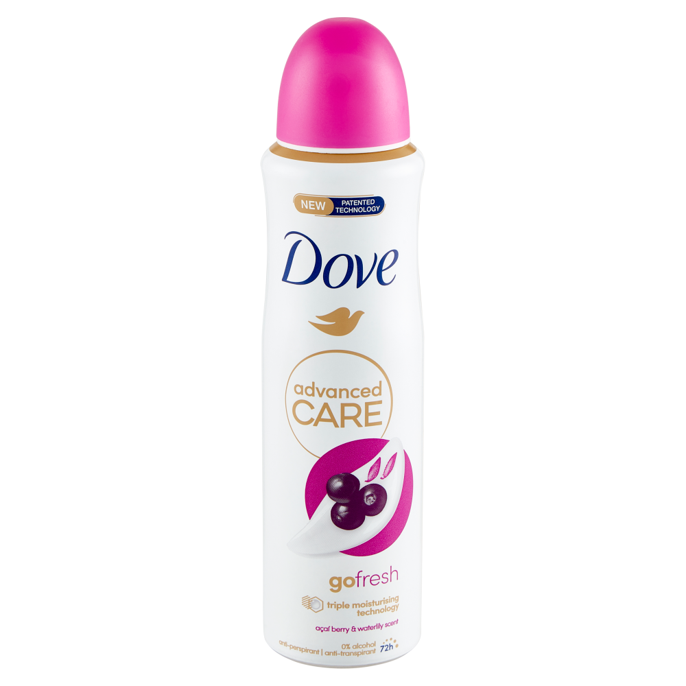 Dove Deo Advanced Care Spray Açaí 150 ml - -