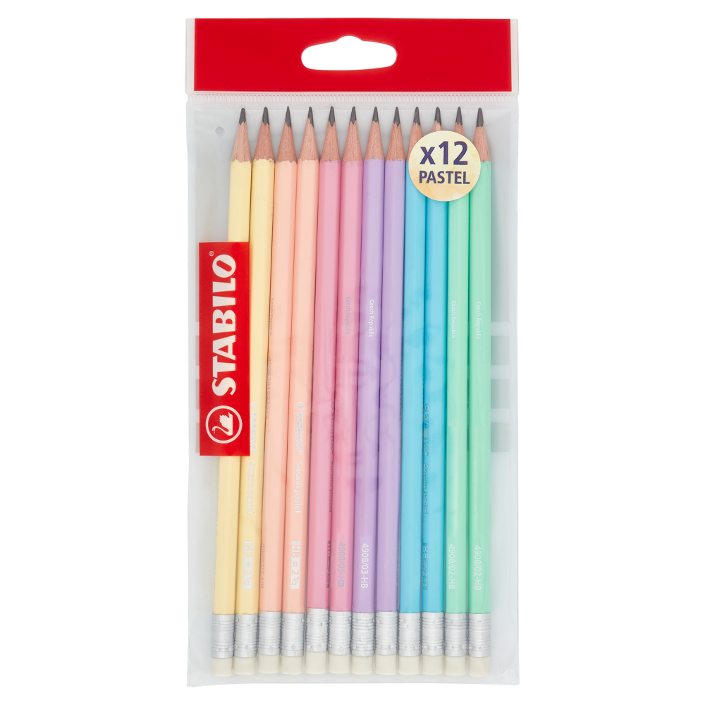 Stabilo Swano Pastel HB Con Gommino Ecopack 12pz - -