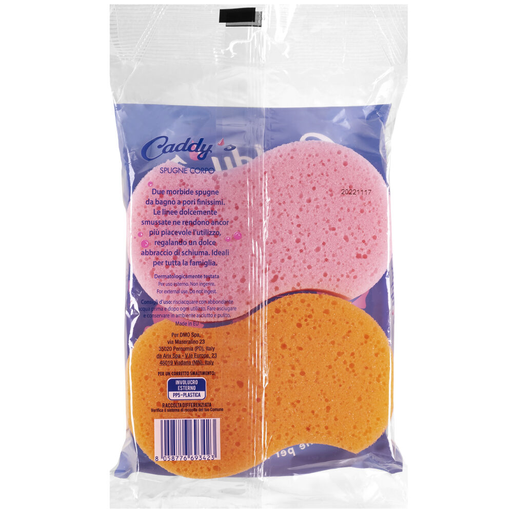 Caddy's Spugna Corpo Classic Double Pack X2, , large