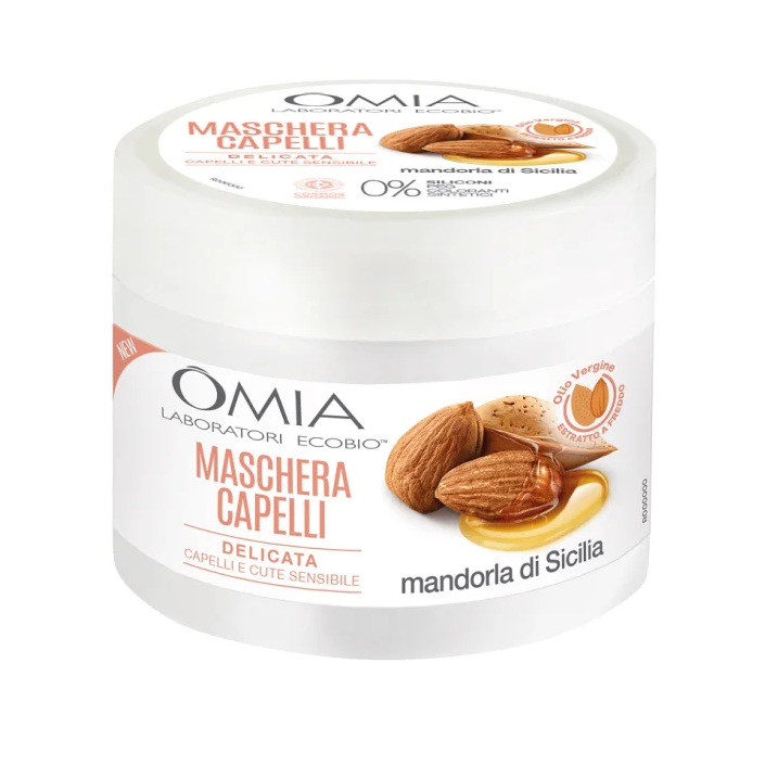 Omia Maschera Capelli Mandorla di Sicilia 250ml - -