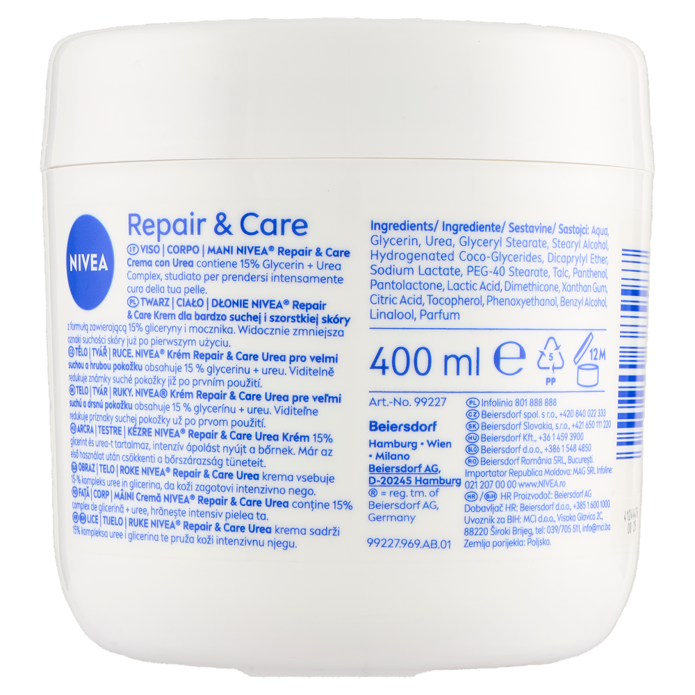 NIVEA Repair & Care Urea Crema Corpo 400 ml	, , large