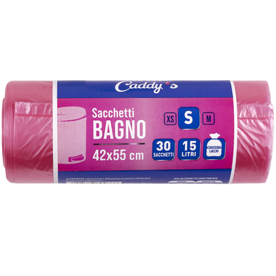 Caddy's Sacchetti Bagno S Rosa 42x55 30 Pezzi