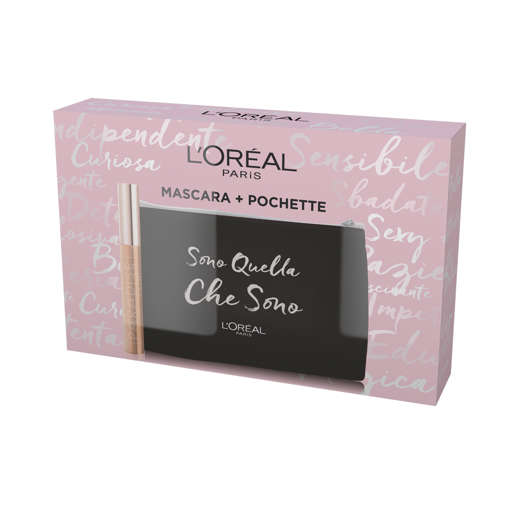 L'Oréal Mascara Paradise + Pochette, , large