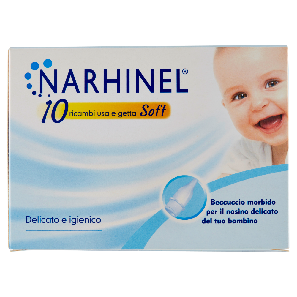 Narhinel Ricariche Soft Aspiratore Nasale 10 Pezzi, , large