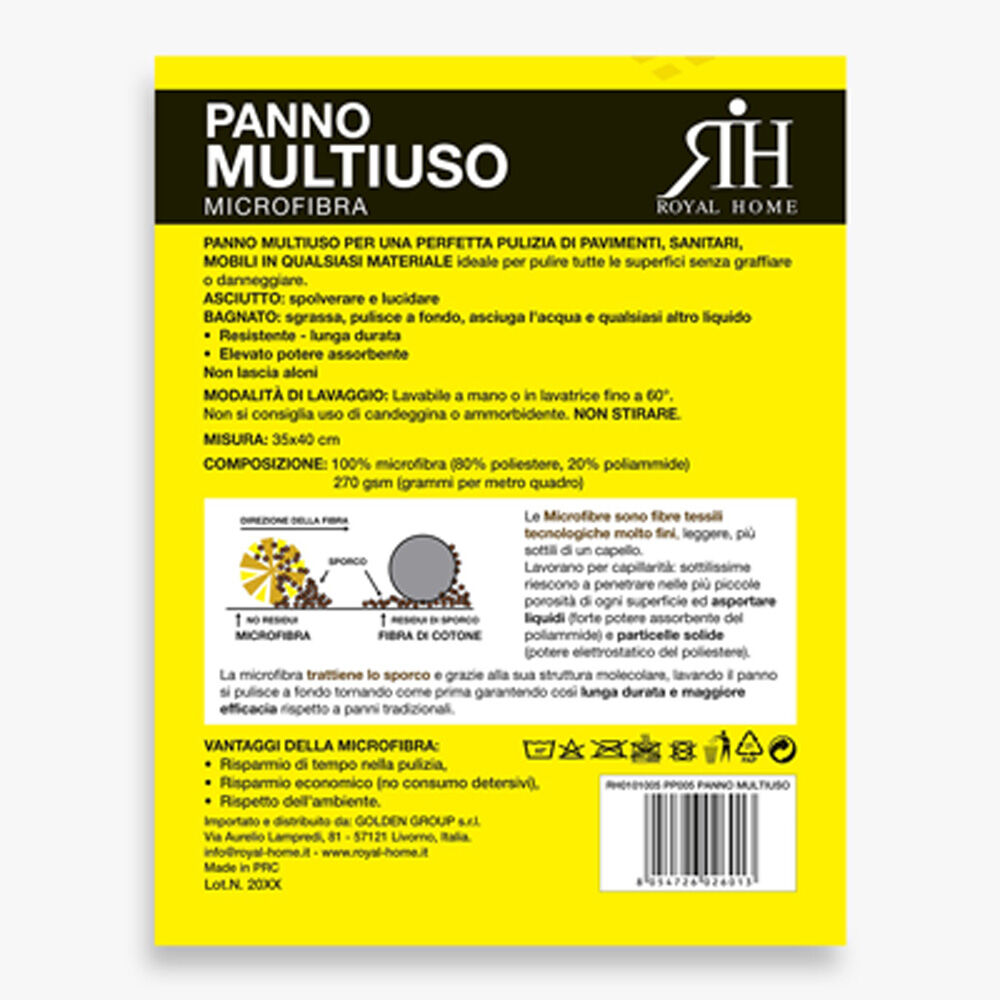 Puli Panno Microfibra Multiuso, , large