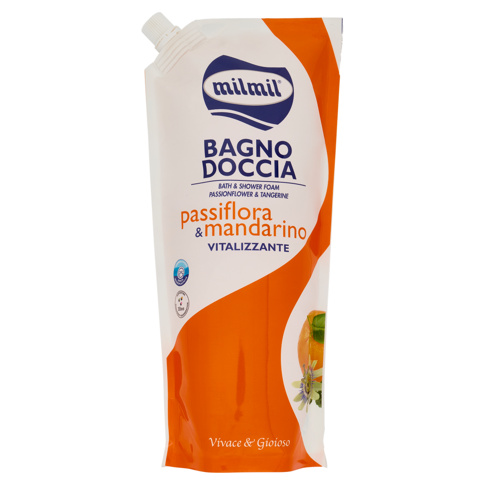 Milmil Bagno Doccia Passiflora & Mandarino Vitalizzante 750 ml, , large