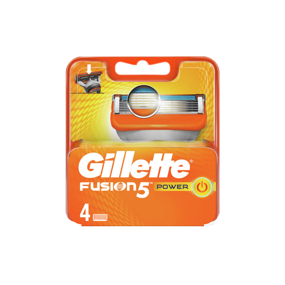 GILLETTE Fusion Power 5 - 4 Lamette Di Ricambio - Immagine 2