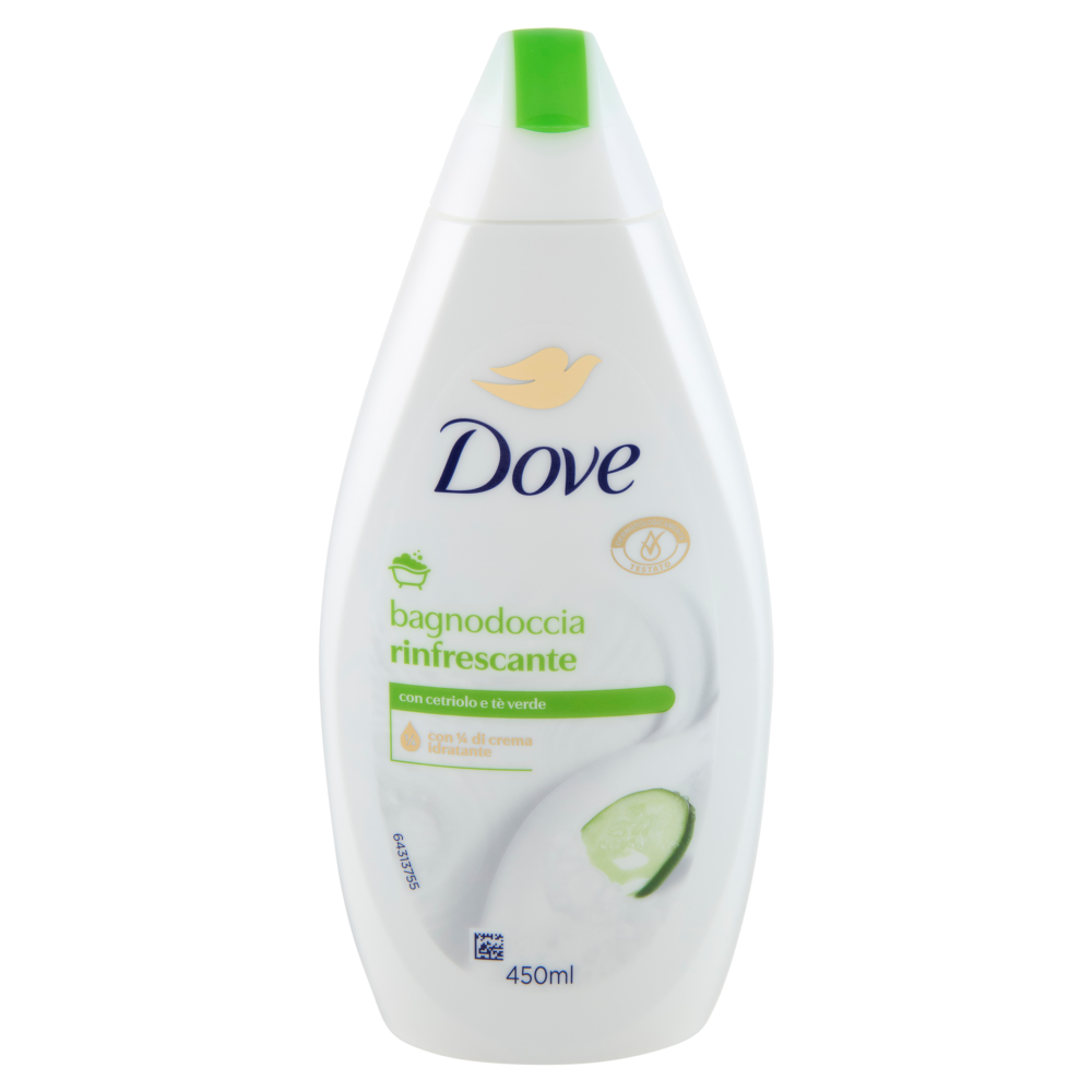 Dove Bagnodoccia Rinfrescante Cetriolo e T&egrave; Verde 450 ml, , large