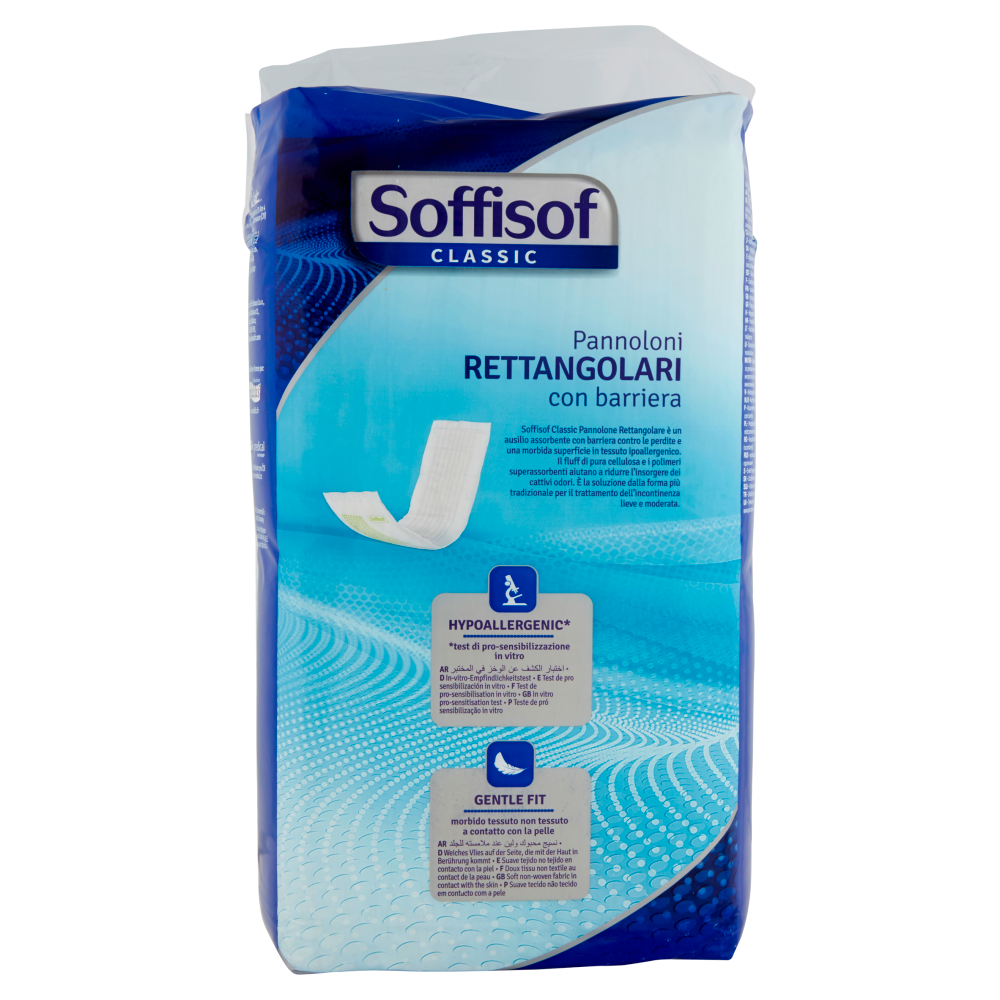 Soffisof Classic Pannoloni Rettangolari con Barriera Midi 30 Pezzi, , large