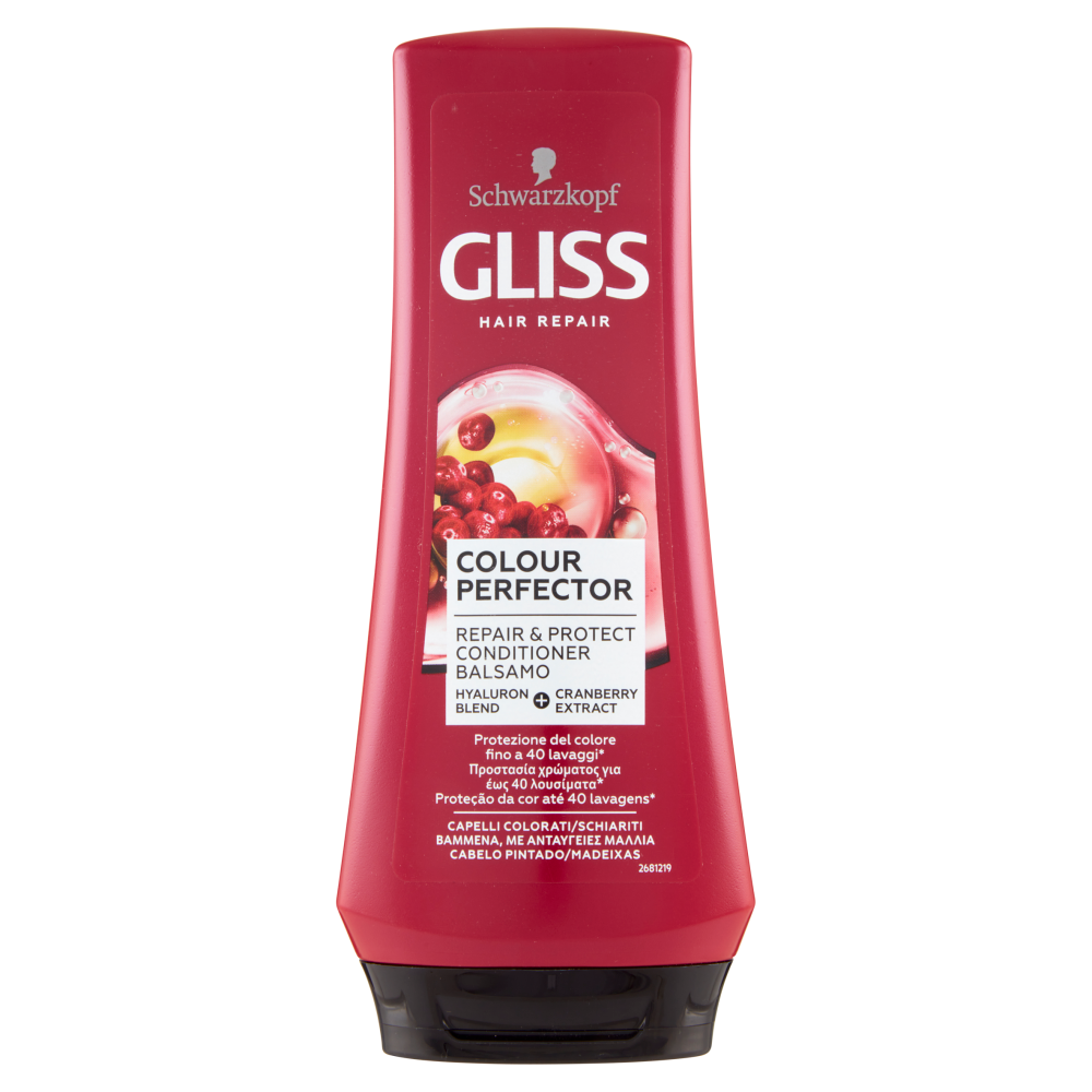 Gliss Hair Repair Colour Perfecor Balsamo Riparatore 200 ml, , large image number null