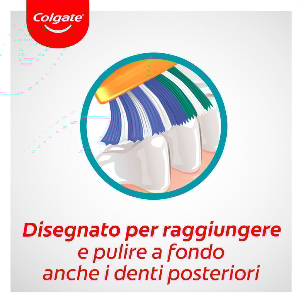 Colgate Spazzolino Triple Action Medio 2 pezzi, , large
