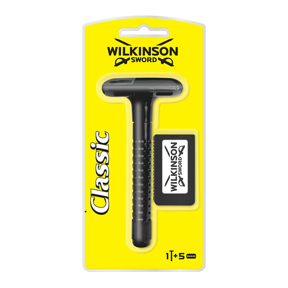 Wilkinson Classic Rasoio Da Barba Con 5 Lame Di Ricambio - Immagine 6