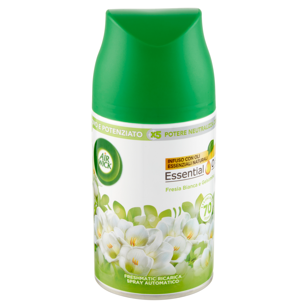 Air Wick Freshmatic Ricarica Fresia Bianca e Gelsomino Profumatore 250 ml - -