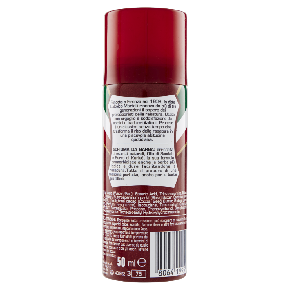 Proraso Schiuma da Barba Barbe Dure 50 ml, , large