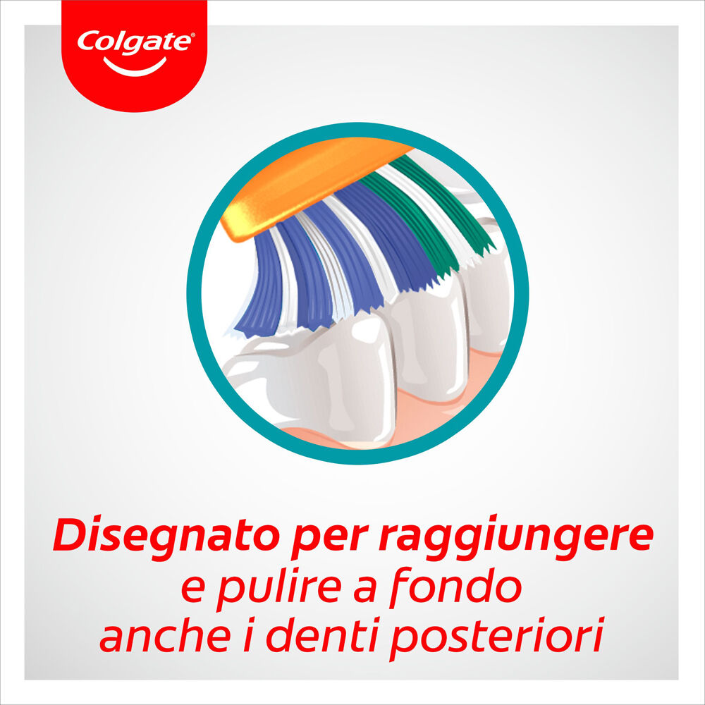 Colgate Spazzolino Triple Action Medio 2 pezzi, , large