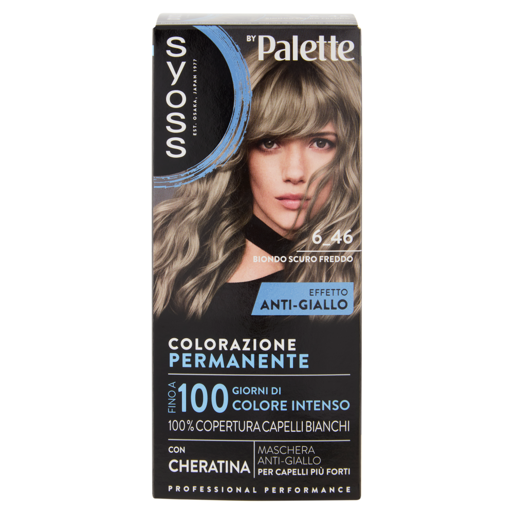 Syoss By Palette Colorazione Permanente 6.46 Biondo Scuro Freddo, , large