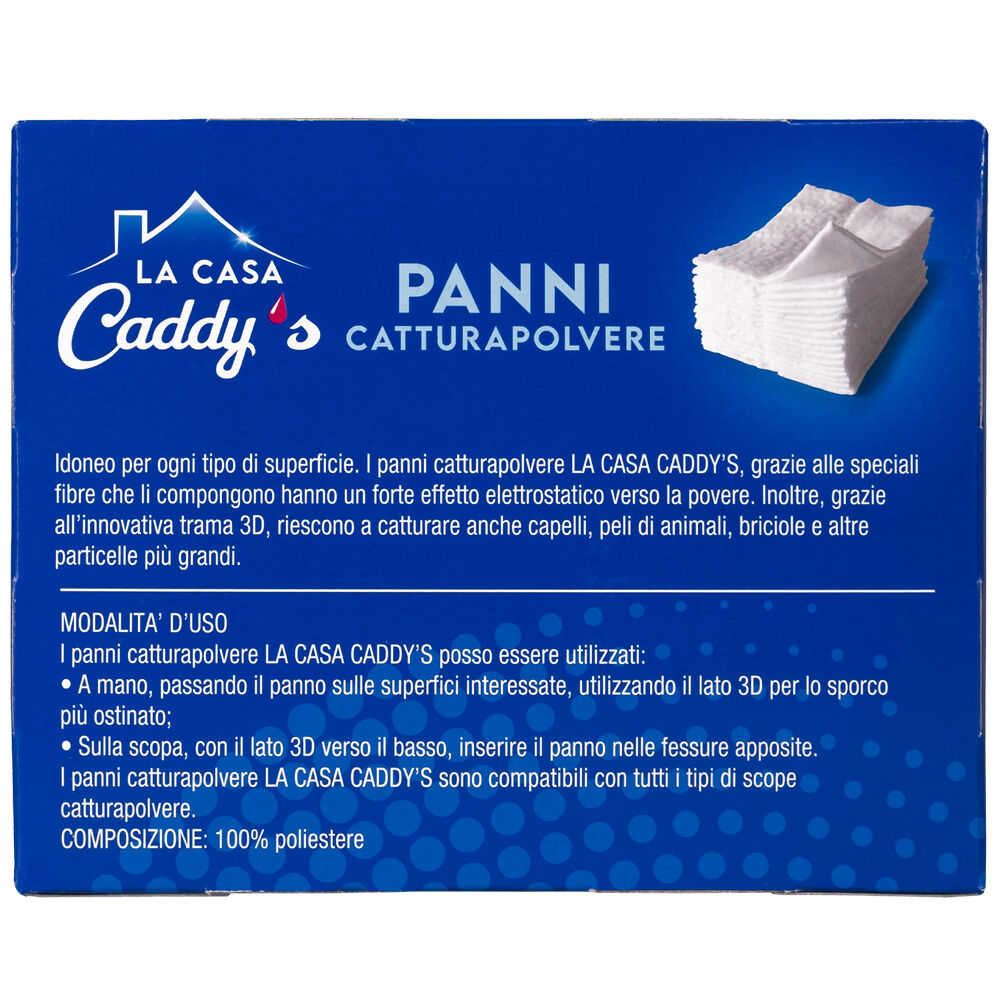 Caddy's Panni Cattura Polvere 40 Pezzi, , large