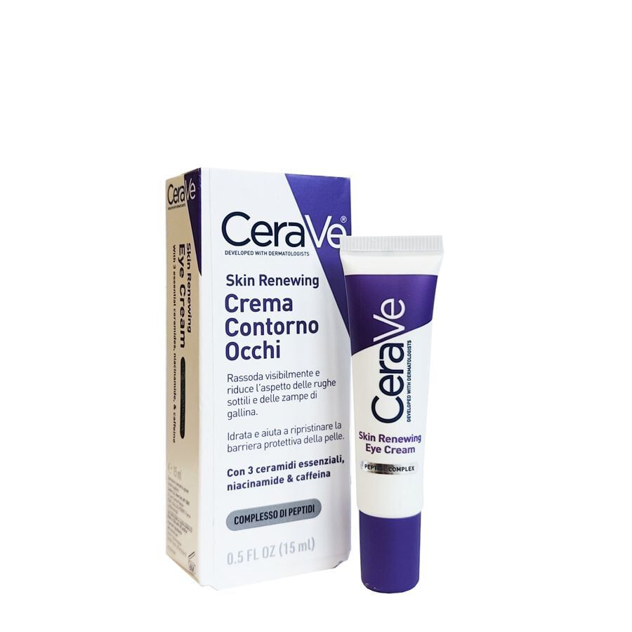 Cerave Skin Renewing Crema Contorno Occhi con Peptidi 15 ml - -