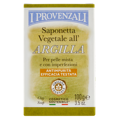 I Provenzali Saponetta Vegetale all'Argilla 100 g