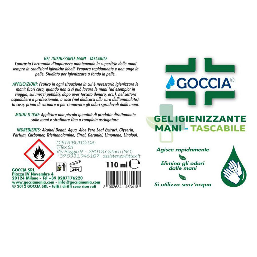 XBact Gel Igienizzante Mani 110 ml, , large
