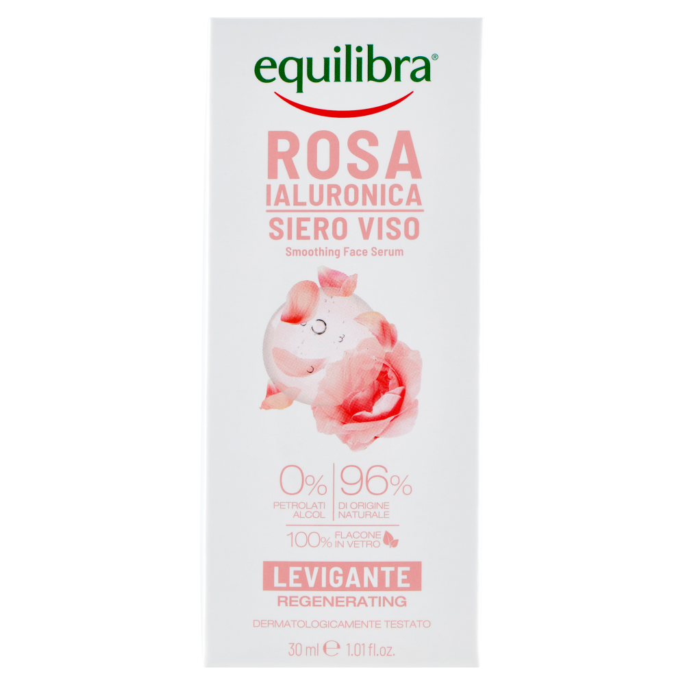 Equilibra Rosa Ialuronica - Siero Viso Levigante 30 ml - Immagine 3