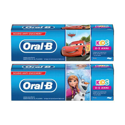 Oral-B Dentifricio Kids Assortito Cars/Frozen 1pz 75 ml