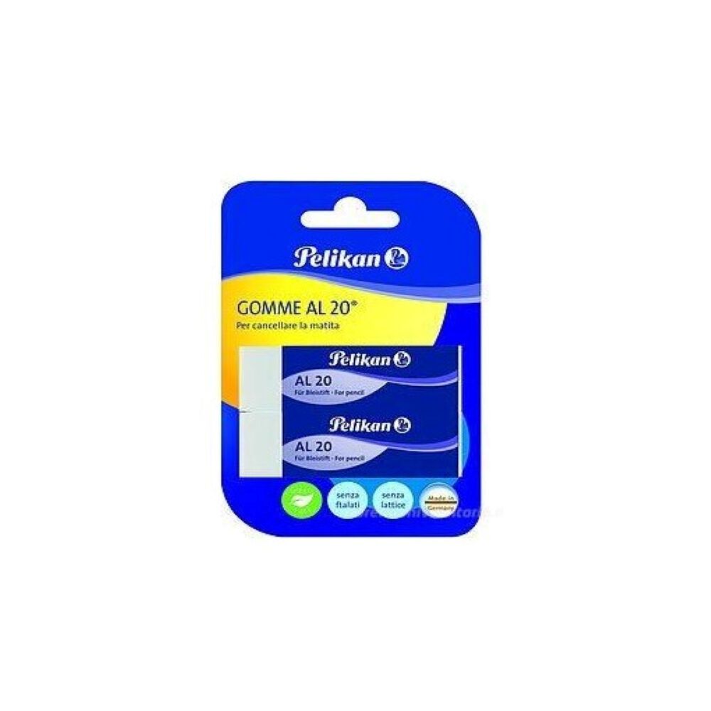 Pelikan Gomma AL 20 2 Pezzi , , large
