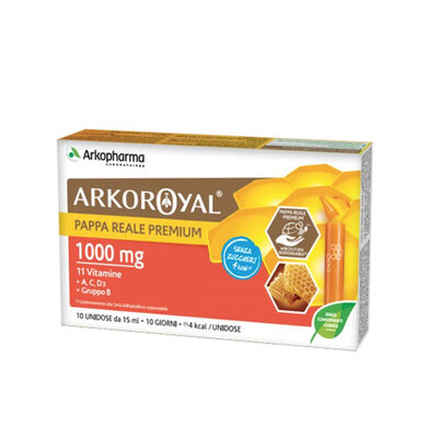 Arkoroyal 1000 mg + 11 Vitamine 10 Flaconcini
