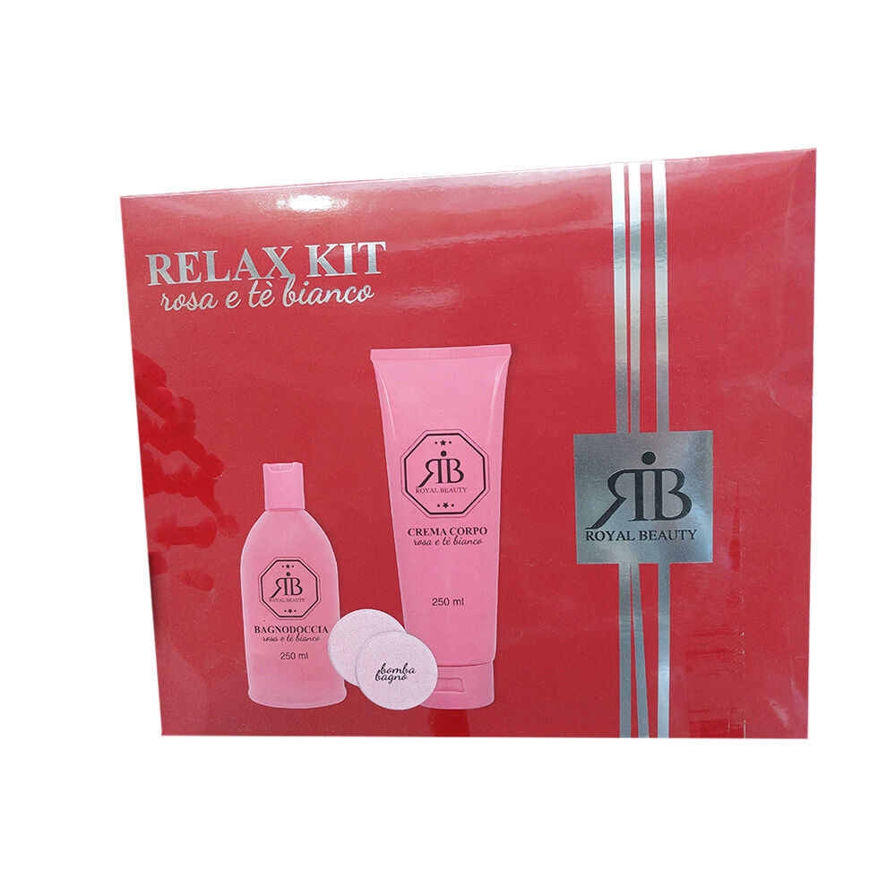 Royal Beauty Cofanetto Set Bagno: 2 Bagnoschiuma + Crema Corpo + 2 Bombe da Bagno	, , large
