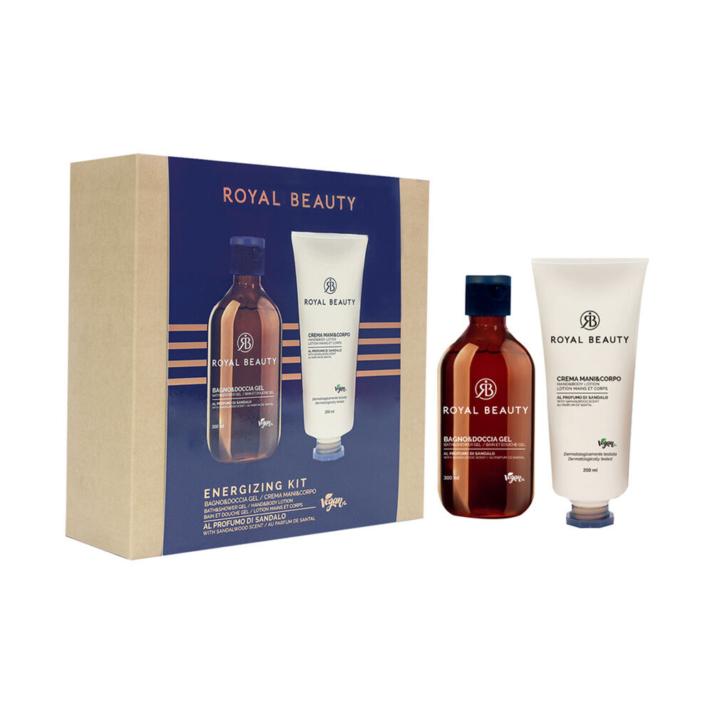 Royal Beauty Uomo Cofanetto con Gel Doccia 300 ml e Lozione Corpo 200 ml	, , large