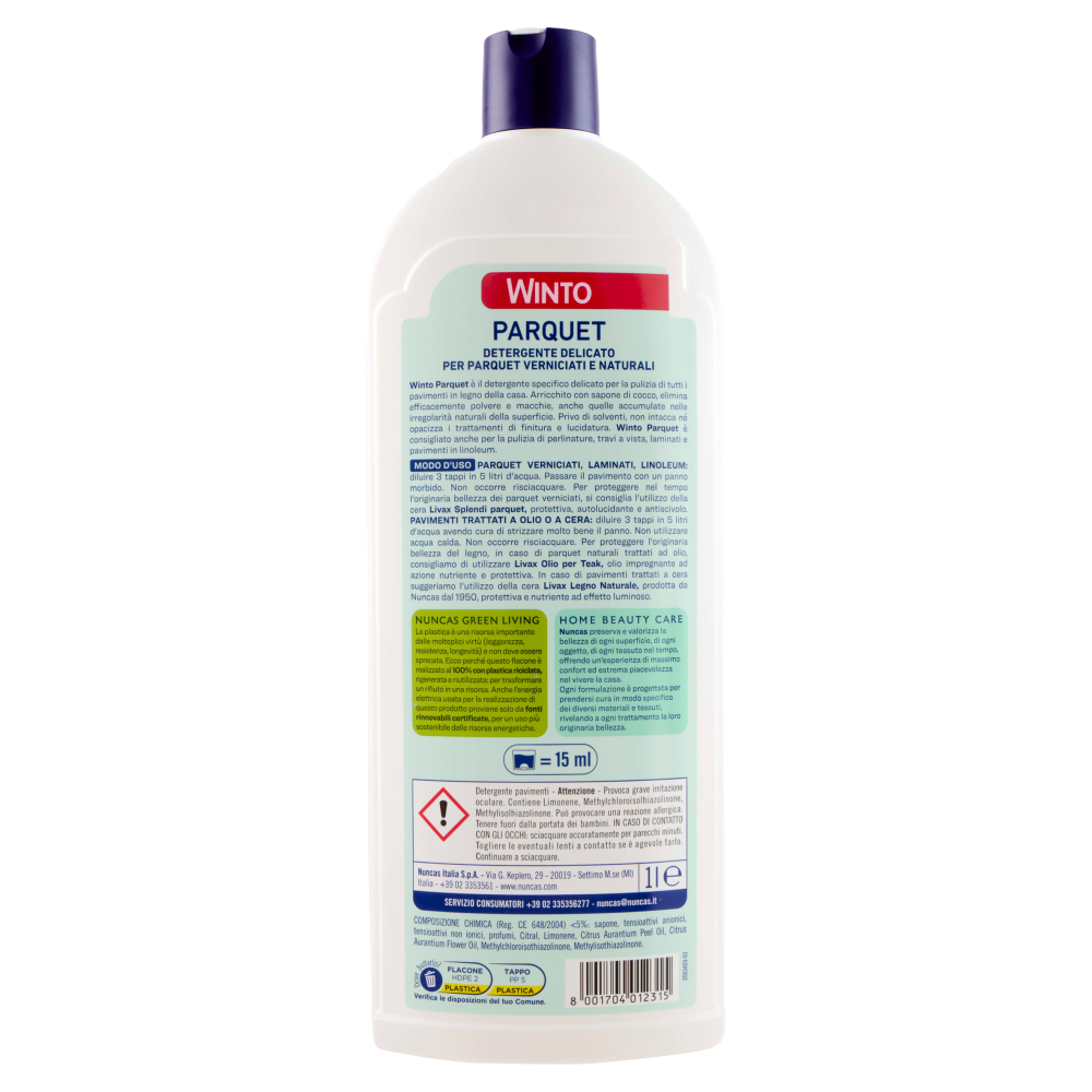 Nuncas Winto Detergente Parquet 1 Litro, , large