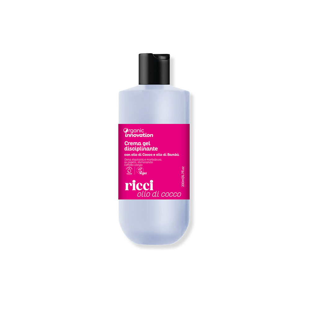 Organic Innovation Crema Gel Disciplinante Ricci con Olio di Cocco e Bambù 200 ml - -