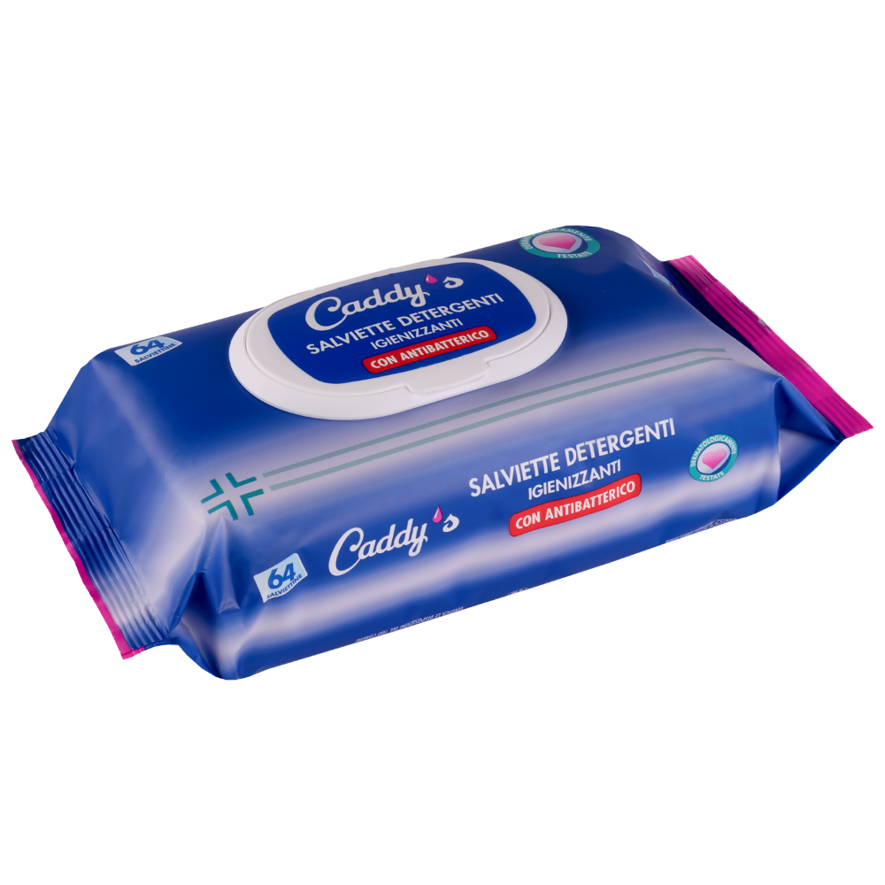 Caddy's Salviette Igienizzanti 64 Pezzi , , large