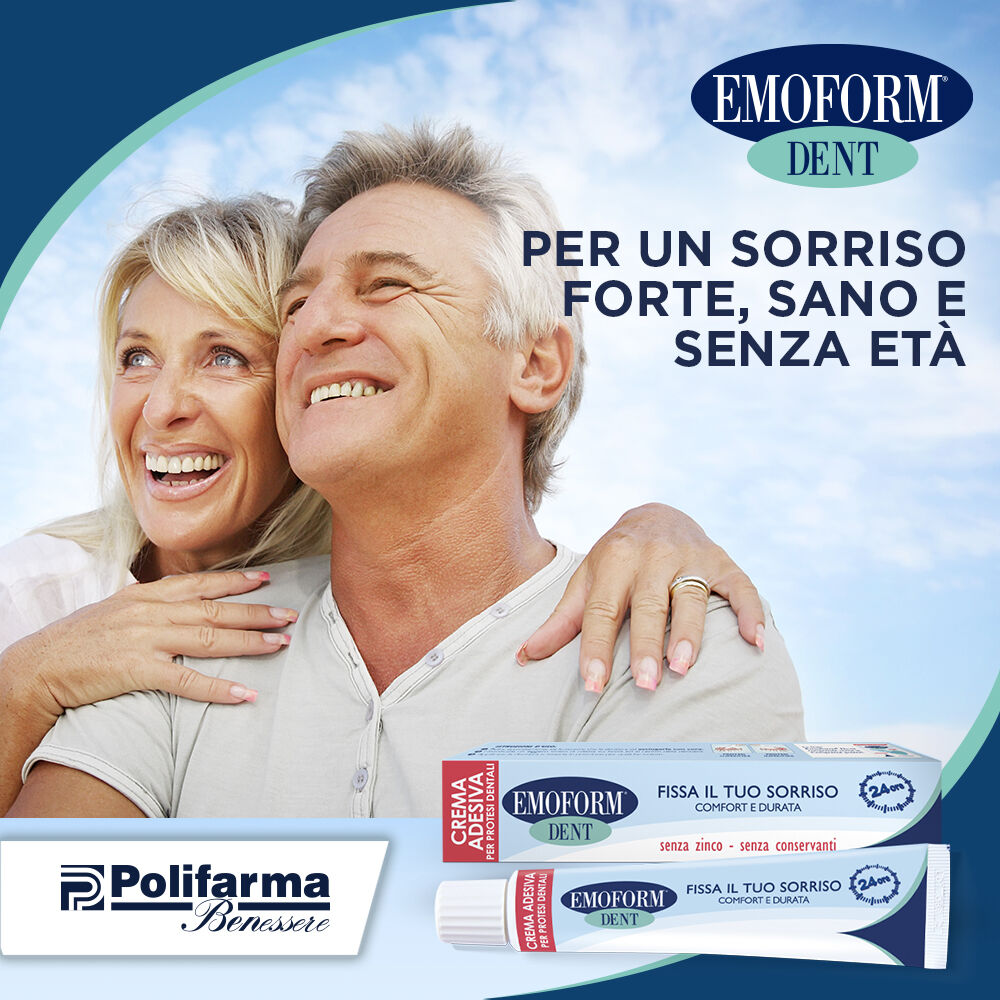 Emoform Dent, Crema Adesiva per Protesi 45 g, , large