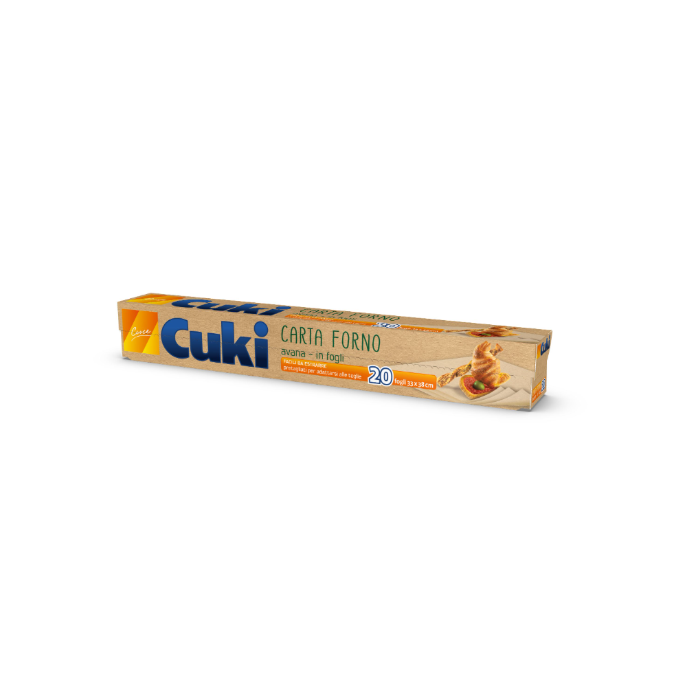 Cuki Cuoce Carta Forno Naturale 20 Fogli, , large