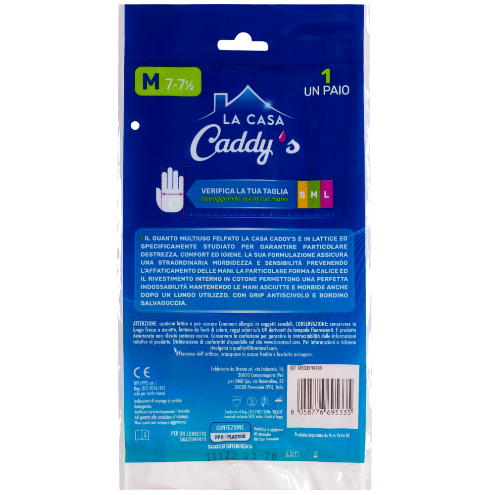 Caddy's Guanto Felpato Taglia M , , large
