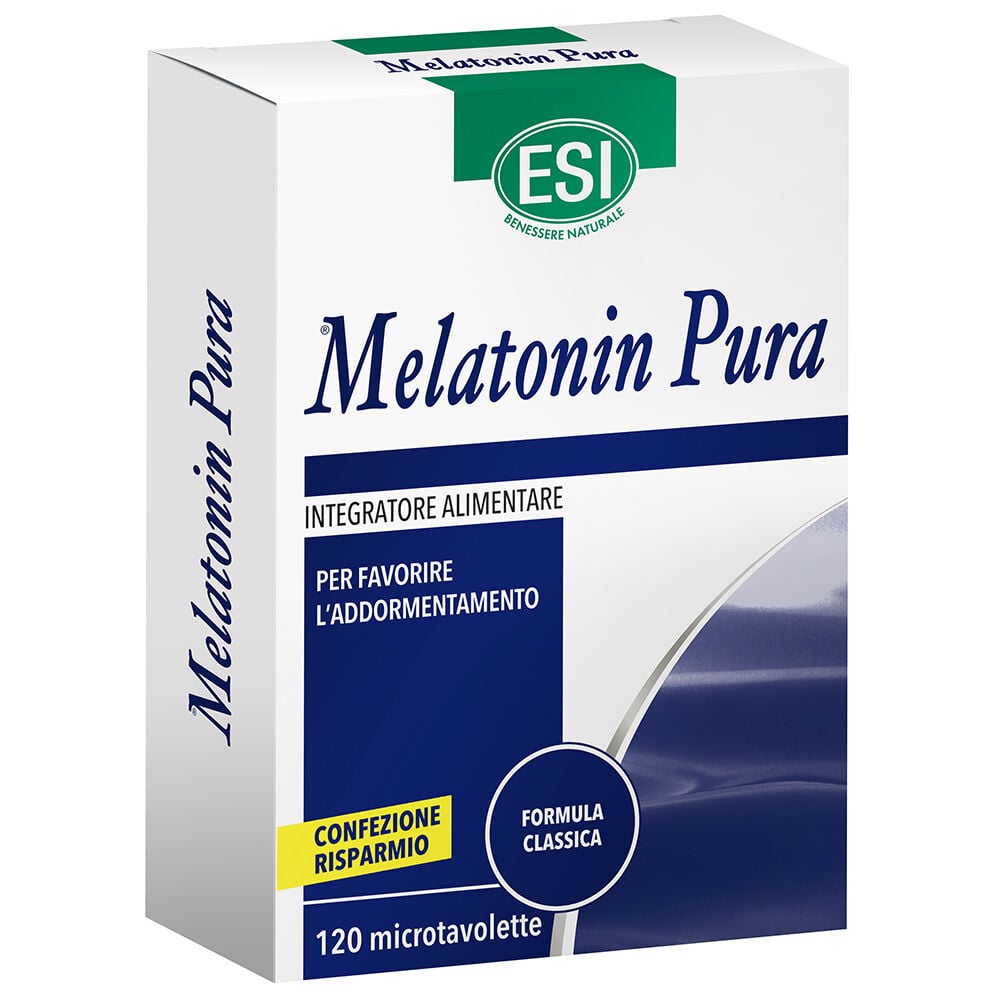 Esi Melatonin Pura Integratore per il Sonno con Melatonina 1 Mg 120 Microtavolette - ESI - Immagine 10