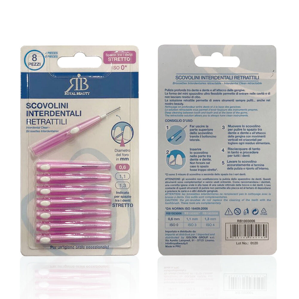 Royal Beauty Scovolini Interdentali Retrattili 8 Pezzi, , large