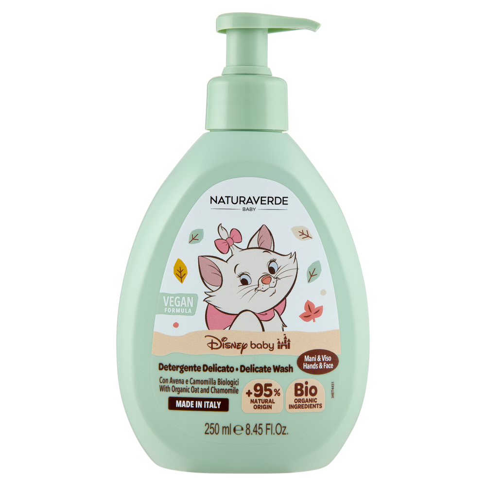 Naturaverde Baby Detergente Delicato Mani & Viso Disney 250 ml, , large